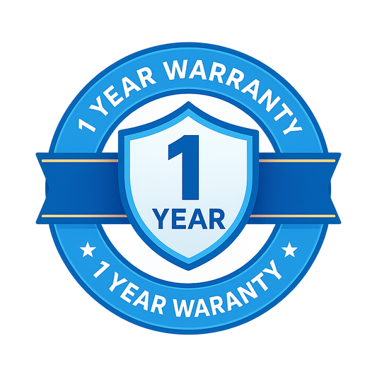 1 Year Warranty - Risk -Free Coverage