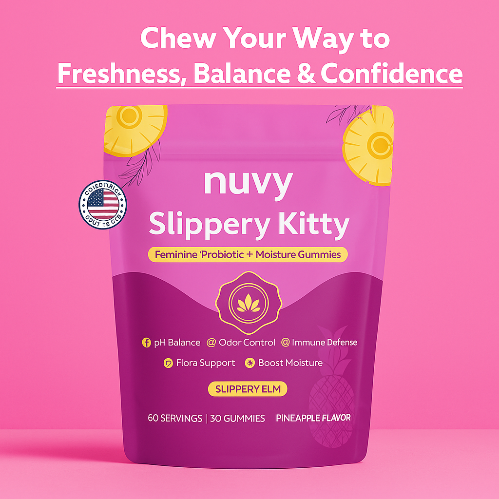 Slippery Kitty Feminine Probiotic + Moisture Gummies
