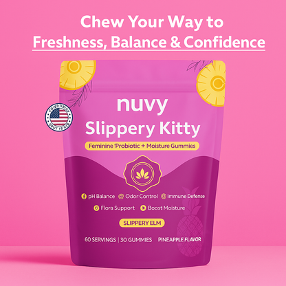 Slippery Kitty Feminine Probiotic + Moisture Gummies